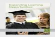 Expanding Learning Opportunities - Blackboard Inc. the concept.” student 20 expanding learning opportunities 4 And the competitive pressure certainly does not stop at 