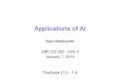 Applications of AI - UBC Computer Sciencemack/CS322/lectures/1-Intro3.pdfbased on its perceptual, ... • Applications of AI 14 . Course Map 15 Dimen- sions ... United States software: