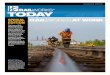RailWorks Today Special Edition Newsletter Aug. 2016 monthly newsletter for employees of RailWorks Corporation and its subsidiaries ... Trackman Yves Deschamps, alongside Operator