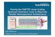 Porting the ONETEP Linear-Scaling Quantum Chemistry … · Quantum Chemistry Code to Massively Parallel Heterogeneous Architectures ... Uncertainty over future hardware ... 2.0 96.4