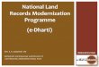 National Land Records Modernization Programme …. S. K. KaduPatil IAS Settlement Commissioner and Director of Land Records, Maharashtra State, Pune National Land Records Modernization