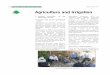 Agriculture and Irrigation - Council for Development and … · 2015-05-14 · Agriculture and Irrigation 1 - General Overview of the ... target farms able to respond effectively