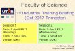 Faculty of Science - Universiti Tunku Abdul Rahman IT 2017 Oct 1st Briefing Slides... · menjalani latihan industri kecuali dengan kelulusan organisasi yang berkaitan. Pelajar yang