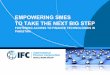 EMPOWERING SMES TO TAKE THE NEXT BIG STEP · EMPOWERING SMES TO TAKE THE NEXT BIG STEP ... Strategic planning Financial management ... HBL is key strategic IFC client since 2006;