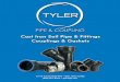 2.tylerpipe.com/upl/downloads/catalog/products/tyler-pipe...Branch fittings, face open hub (inlet) of main with branch down. 6. All pipe and fittings are furnished coated. Hub & Spigot: