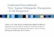 Traditional/Non-traditional - Sveriges Veterinärförbund¤llskapet/Hästsektionen/Cedric C...Traditional/Non-traditional ’New’ Equine Orthopaedic Therapeutics - A UK Perspective