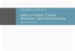 Securities Class Action Settlements 2016 Review and …securities.stanford.edu/research-reports/1996-2016/...Securities Class Action Settlements—2016 Review and Analysis cornerstone.com
