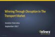 Winning Through Disruption In The Transport Markets21.q4cdn.com/892601718/files/doc_presentations/2017/09/Infinera... · Winning Through Disruption In The Transport Market ... •