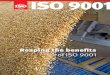 Reaping the benefits of ISO 9001 - ISO - International … · 2017-02-28 · Reaping the benefits of ISO 9001. ISO 9001 is a standard that sets out the requirements for a quality