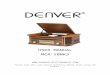 New_DENVER_MCR-50MK3_Manual_ … · Web viewPress the OP/CL button top open the CD drawer. Place your disc in the CD drawer with the label side facing up. Press the OP/CL button again