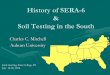 History of SERA-6 & Soil Testing in the Southaesl.ces.uga.edu/sera6/filehost/History of SERA-6 and soil testing... · 1969 1982 1998 . 1966 1979 1995 . 1955 ... Mehlich-3 which replaced