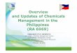 EMMANUELITA D. MENDOZA - chemical-net.env.go.jpchemical-net.env.go.jp/pdf/20180222_Seminar_eng.pdf · EMMANUELITA D. MENDOZA OIC, ... in the PMPIN Form by following the SDS of the