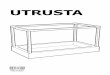 UTRUSTA - IKEA 80 mm 256 mm 155 mm © Inter IKEA Systems B.V. 2013 AA-916091-3 85 mm 25 mm 25 mm 85 mm 2 AA-917449-4