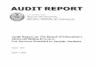 Audit Report on The Board of Education’s Medicaid … Billing Practices For Services Provided to ... to Billing Processes and Computer System ... Medicaid-eligible services provided
