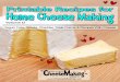 Welcome [ ] .Welcome Back For More Cheese Making Fun! ... Aging None Make Sheet Simple Soft Cheese