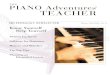 PIANO Adventures TEACHER - PianoTeaching.com · feels like to play the piano. ... The Piano Adventures® Teacher ... improvis-ing. These needn’t take much time—maybe only two