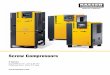 Screw Compressors - Kruge Airkrugeair.com/wp-content/uploads/2016/04/Kaeser_Compressor_pdf.pdfKaeser’s screw compressors meet our rigorous “built for a lifetime” standard. 