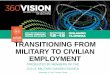 TRANSITIONING FROM MILITARY TO CIVILIAN EMPLOYMENT · 2016-09-04 · TRANSITIONING FROM MILITARY TO CIVILIAN EMPLOYMENT ... • DRII Newcomer of the Year ... XYZ Growth Fund . Portfolio