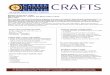 Bachelor of Fine Arts: Crafts With Specialization in · Many crafts graduates also open their own studios. As a crafts major you will study weaving, ... Production, Communication