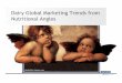 Dairy Global Marketing Trends from Nutritional Angles … · Dairy Global Marketing Trends from Nutritional Angles gbsrb@chr-hansen.com. All Natural, low salt/low sugar/low fat and