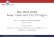 ISO 9001:2015 New Terms and Key Changes - ASQ Fox …asq-foxvalley.org/.../2016_04_iso_9001_2015_presentation_asq_eagle.… · ISO 9001:2015 New Terms and Key Changes ... read the
