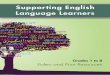 Supporting English Language Learners - .in Kindergartenand Supporting English Language Learners –