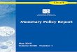 Monetary Policy Report 2018 World Economic Outlook (WEO), indicated that global economic growth increased momentum in 2017. According to the IMF, this improvement was due to a rebound