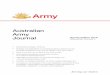 Australian Army Journal Spring edition 2016 .Australian Army Journal Spring edition 2016 ... Australian