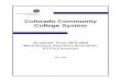 COLORADO COMMUNITY COLLEGE SYSTEM Community College System ... Concurrent Attempted Credit Hours 1,096 58,816 82,171 142,083 ... Psychology 101, Communication 115, 