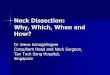 Neck Dissection: When, Why and How? - Dr Jeeve Dissection - When, Why and How... · History – radical neck Henry Butlin proposed enbloc removal of upper neck nodes with primary