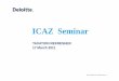 ICAZ Seminar Income Tax Filing and payment of tax Individuals are not required to file returns if they