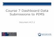 Course 7 Dashboard Data Submissions to PIMSstatic.pdesas.org/content/documents/EWS_Dashboard_Data...Course 7 Dashboard Data Submissions to PIMS Document #C7.2 • Review the start