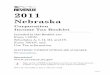 Cororation Incoe Ta Booklet - Nebraska Department of … · 2011 SCHEDULE NUMBER AND NAME 2010 SCHEDULE NUMBER AND NAME ... taxation under the IRC, ... USE TAX A corporation may be
