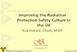 Improving the Radiation Protection Safety Culture in the UK mon alsh hallard TS3a.5.pdf · 2015-07-30 · Improving the Radiation Protection Safety Culture in the UK Rick Hallard,