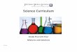 Grade Five Unit Four Mixtures and Solutions 5/Grade 5 Unit … · Grade Five Unit Four Mixtures and Solutions. 2 ... mixture includes a new mystery material, ... A mixture is two