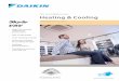 Air Conditioners Heating & Cooling - Daikin · Heating & Cooling Air Conditioners ... or switches off the unit when it detects that the room has been ... round flow cassette thus