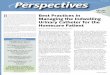 Vol. 10, No.1 Perspectives · Perspectives Recovery Strategies From the OR to Home Vol. 10, No.1 Continued on page 7 Jan Foster, RN, PhD, MSN, CCRN Associate Professor of Nursing