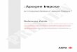 :Apogee Impose - APOGEEnetwork · iew:Apogee Impose An Integrated Module of :Apogee Prepress 7 Reference Guide This reference guide is a only a preview of the full :Apogee Impose