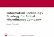 Information Technology Strategy for Global Microfinance ...bis-expert.ru/sites/default/files/archives/2017/04_BISS2017... · Strategy for Global Microfinance Company ... - Kyrgyzstan