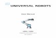 User Manual - Universal Robots · User Manual UR3/CB3 Version 3.1(rev. 17782) Original instructions (en) US Version Serial number UR3: Serial number CB3: