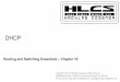 DHCP - Cosenza Hacking Laboratoryhlcs.it/files/HCNA_ReS/2/Modulo 2 Chapter 10 DHCP.pdf · DHCP Options - Holds DHCP options, including several parameters required for basic DHCP operation
