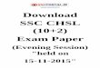 Download SSC CHSL (10+2) Exam Paper ·  | |  |  Page 2 Downloaded From: