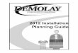 2012 Installation Planning Guide - Pennsylvania DeMolay · advancement in DeMolay! If you’re reading this guide, ... new leaders will be and inform them of the Installation date,