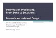 Information Processing: From Data to Solutionsjulia/courses/CS6898/levine12.pdf · Information Processing: From Data to Solutions ... Conversational interaction = jazz improvisation