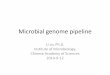 Microbial genome annotation pipeline - WDCM · Microbial genome pipeline Li Liu Ph.D. Institute of Microbiology, Chinese Academy of Sciences 2014-9-12