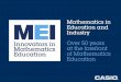 MEI Further Mathematics September 2017mei.org.uk/files/conference16/KEITHP-D9-PDF.pdf · Further Mathematics • Linear qualifications, separate from AS/A level Maths • 50% of A