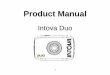 INTOVA Duo Action User Guide Manual system Microsoft Windows2000, XP, Vista, 7 CPU Intel Pentium III 800MHz or equivalent CPU ... Slide show Start Start playing slide show Interval