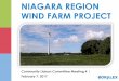 NIAGARA REGION WIND FARM PROJECT - Boralex · requirements of the REA and MNRF Guidelines ... Transformers Sound Emissions ... As per the project’s REA approval, 