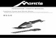 OPERATOR / PARTS MANUAL - Mantis Garden Tillers ... USA Grass an… · This Operator / Parts Manual is part of the ... the shrub trimmer may be easily turned into a grass trimmer