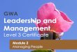 GWA Leadership and Management · Well take a look at motivational theories so that you understand ...  X and Y McGregor